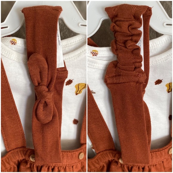 NWT Carter’s Baby Girl 3-piece Fall Dress Outfit - Picture 7 of 8